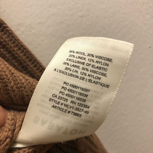 ARITZIA Babaton Chalmers Brown Beige Neutral Sweater in Constant Camel ~ size XS - Picture 12 of 13